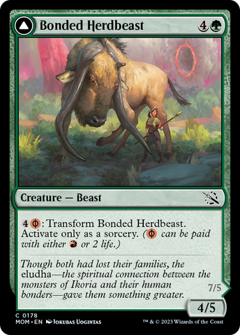 Bonded Herdbeast // Plated Kilnbeast [March of the Machine] - The Mythic Store | 24h Order Processing