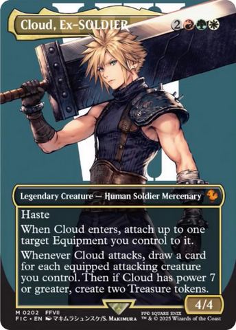 Cloud, Ex-SOLDIER (Borderless) [FINAL FANTASY Commander] - The Mythic Store | 24h Order Processing