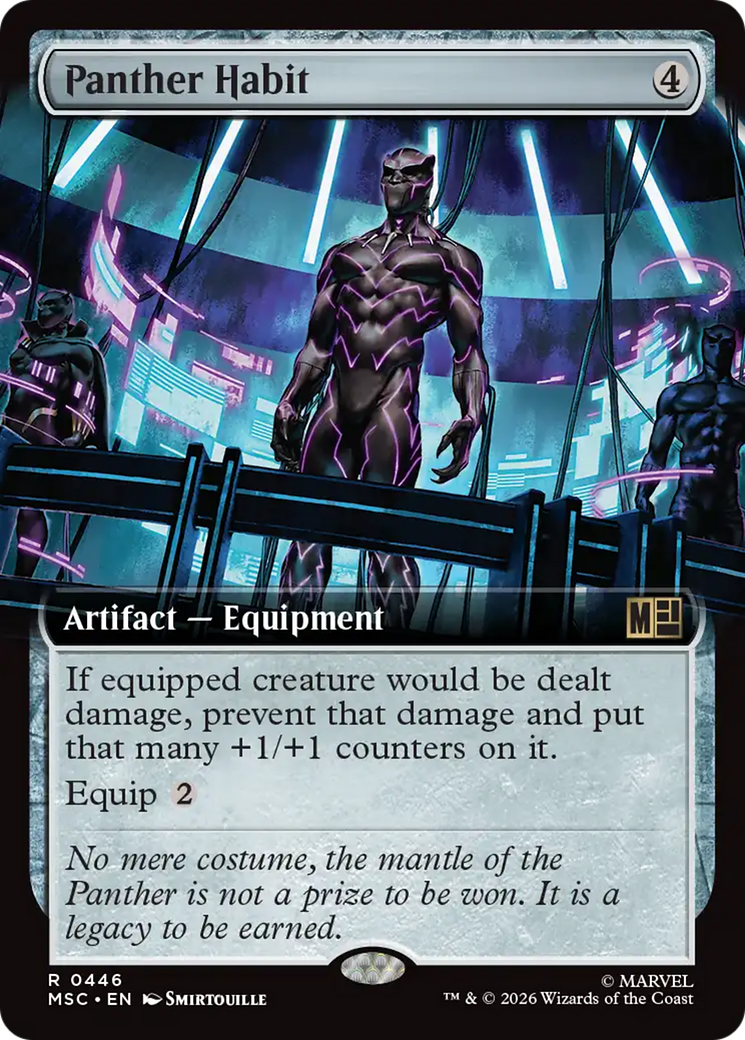 Panther Habit (Extended Art) [Marvel Super Heroes Commander] - The Mythic Store | 24h Order Processing