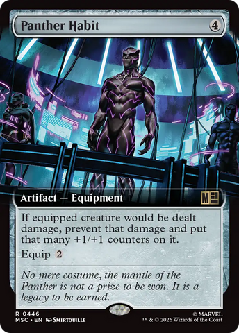 Panther Habit (Extended Art) [Marvel Super Heroes Commander] - The Mythic Store | 24h Order Processing