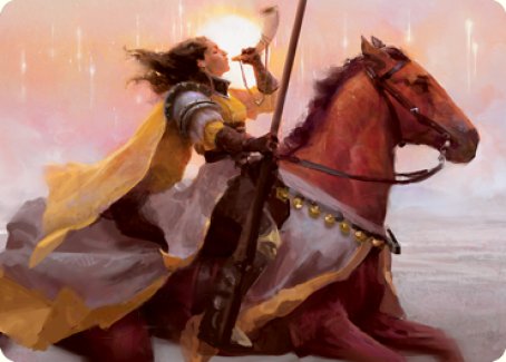Sunrise Cavalier Art Card [Innistrad: Midnight Hunt Art Series] - The Mythic Store | 24h Order Processing