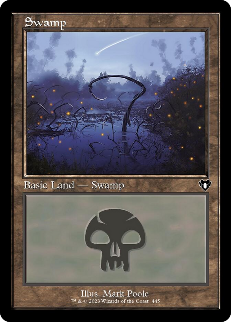 Swamp (445) (Retro) [Commander Masters] - The Mythic Store | 24h Order Processing