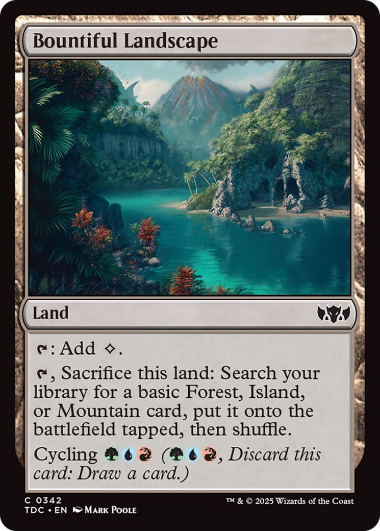 Bountiful Landscape [Tarkir: Dragonstorm Commander] - The Mythic Store | 24h Order Processing