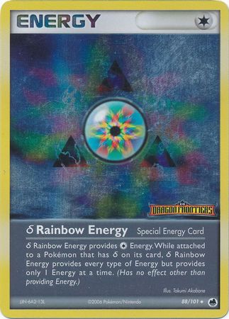 Rainbow Energy (88/101)(Delta Species) (Stamped) [EX: Dragon Frontiers] - The Mythic Store | 24h Order Processing