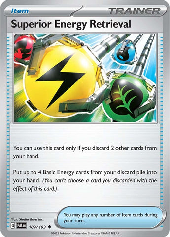 Superior Energy Retrieval (189/193) [Scarlet & Violet: Paldea Evolved] - The Mythic Store | 24h Order Processing