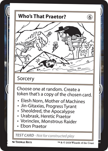 Who's That Praetor? [Mystery Booster 2 Playtest Cards] - The Mythic Store | 24h Order Processing