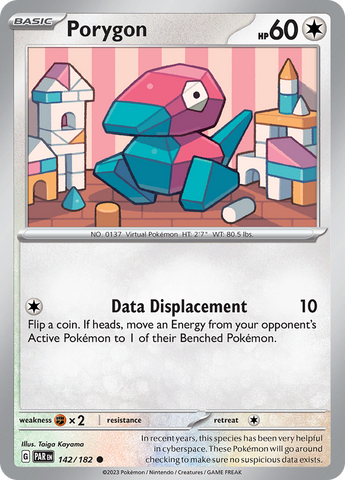 Porygon (142/182) [Scarlet & Violet: Paradox Rift] - The Mythic Store | 24h Order Processing