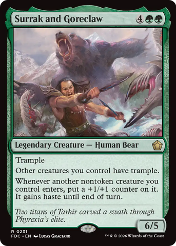 Surrak and Goreclaw [Foundations Commander] - The Mythic Store | 24h Order Processing