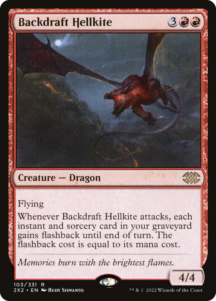 Backdraft Hellkite [Double Masters 2022] - The Mythic Store | 24h Order Processing