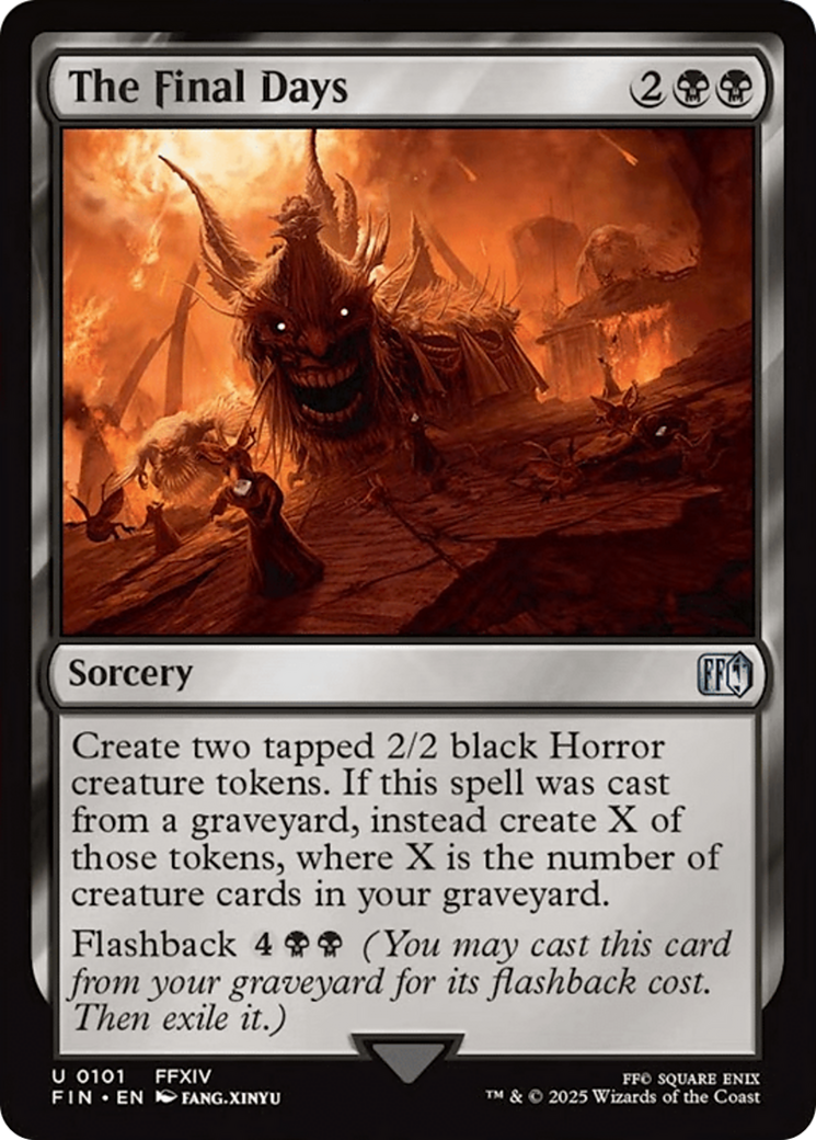 The Final Days [FINAL FANTASY] - The Mythic Store | 24h Order Processing