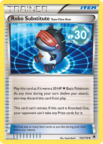 Robo Substitute Team Flare Gear (102/119) [XY: Phantom Forces] - The Mythic Store | 24h Order Processing