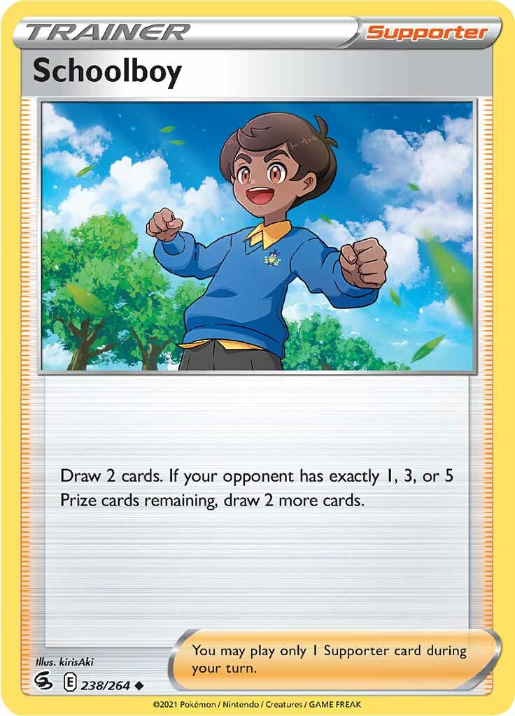 Schoolboy (238/264) [Sword & Shield: Fusion Strike] - The Mythic Store | 24h Order Processing