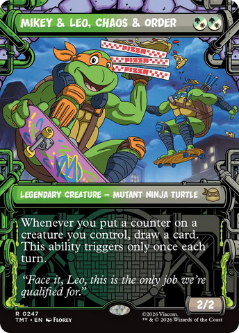 Mikey & Leo, Chaos & Order (Showcase) [Teenage Mutant Ninja Turtles] - The Mythic Store | 24h Order Processing