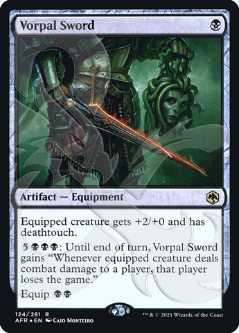 Vorpal Sword (Ampersand Promo) [Dungeons & Dragons: Adventures in the Forgotten Realms Promos] - The Mythic Store | 24h Order Processing