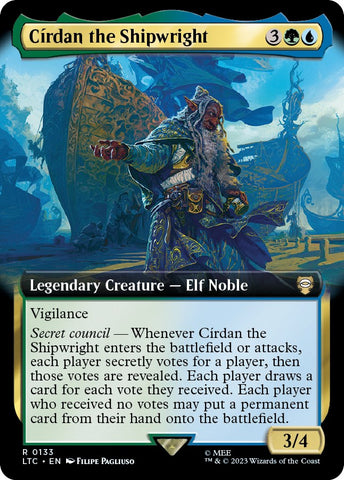 Cirdan the Shipwright (Extended Art) [The Lord of the Rings: Tales of Middle-Earth Commander] - The Mythic Store | 24h Order Processing