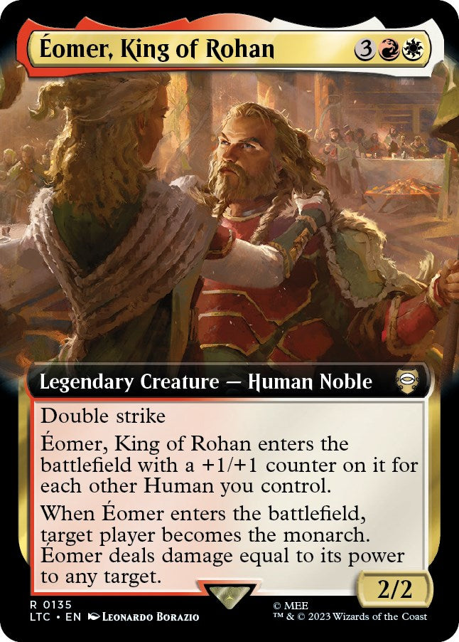 Eomer, King of Rohan (Extended Art) [The Lord of the Rings: Tales of Middle-Earth Commander] - The Mythic Store | 24h Order Processing