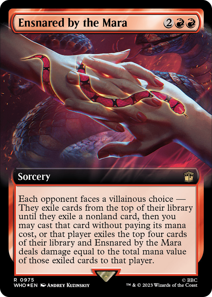 Ensnared by the Mara (Extended Art) (Surge Foil) [Doctor Who] - The Mythic Store | 24h Order Processing