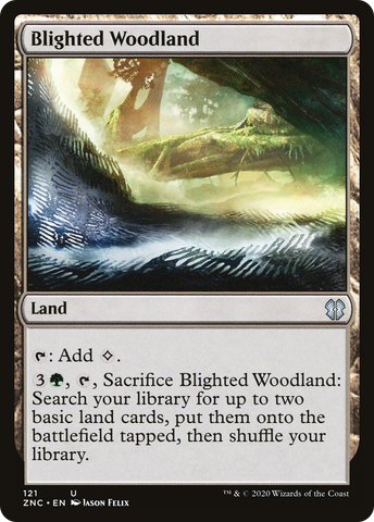 Blighted Woodland [Zendikar Rising Commander] - The Mythic Store | 24h Order Processing
