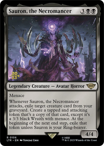 Sauron, the Necromancer [The Lord of the Rings: Tales of Middle-Earth Prerelease Promos] - The Mythic Store | 24h Order Processing