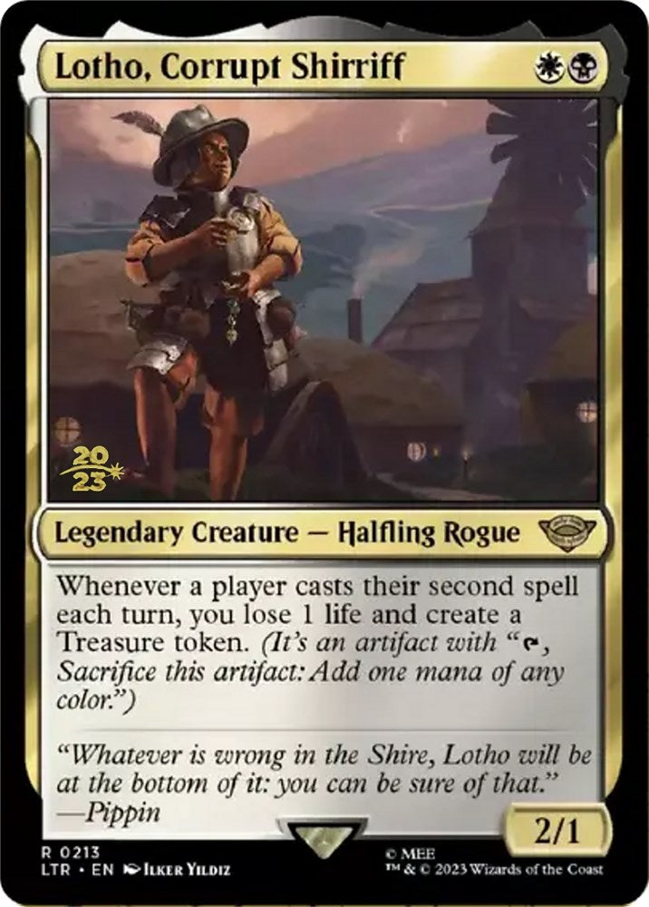 Lotho, Corrupt Shirriff [The Lord of the Rings: Tales of Middle-Earth Prerelease Promos] - The Mythic Store | 24h Order Processing