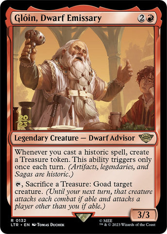 Gloin, Dwarf Emissary [The Lord of the Rings: Tales of Middle-Earth Prerelease Promos] - The Mythic Store | 24h Order Processing