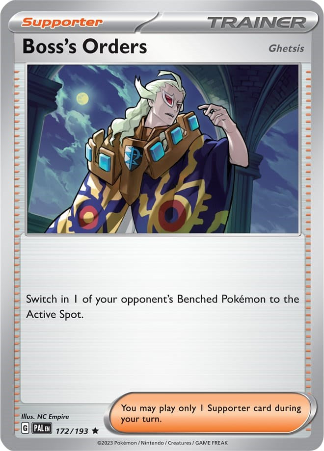 Boss's Orders (172/193) (Theme Deck Exclusive) [Scarlet & Violet: Paldea Evolved] - The Mythic Store | 24h Order Processing