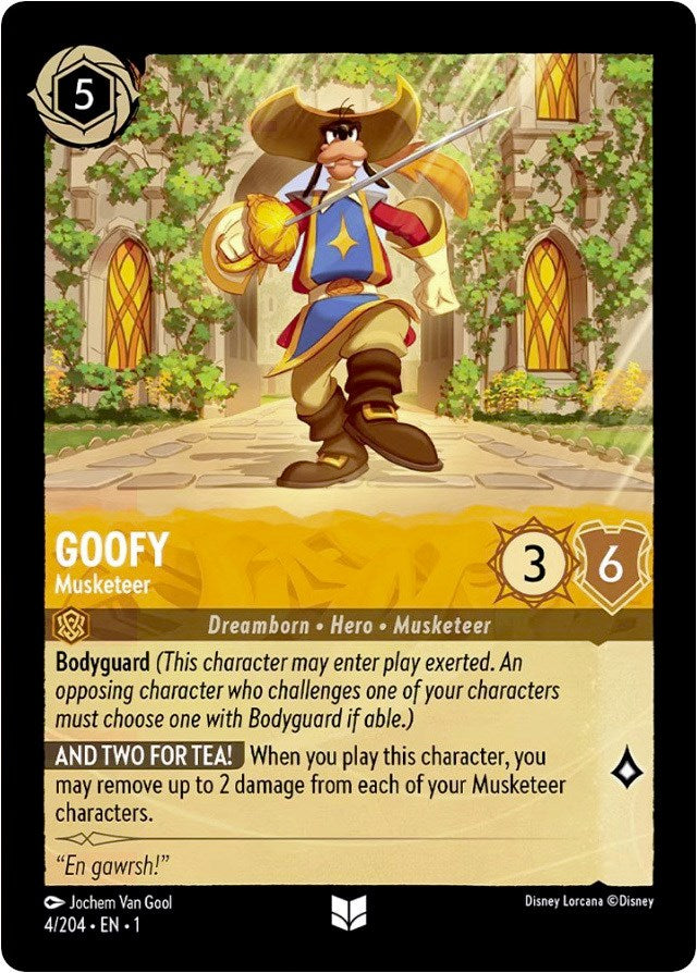 Goofy - Musketeer (4/204) [The First Chapter] - The Mythic Store | 24h Order Processing