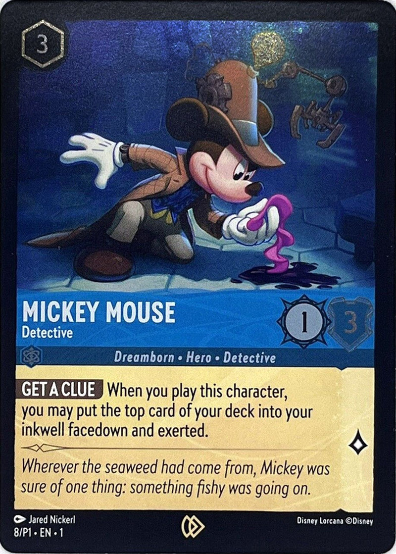 Mickey Mouse - Detective (8) [Promo Cards] - The Mythic Store | 24h Order Processing