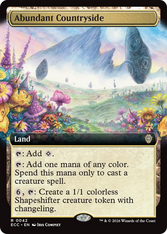 Abundant Countryside (Extended Art) [Lorwyn Eclipsed Commander] - The Mythic Store | 24h Order Processing