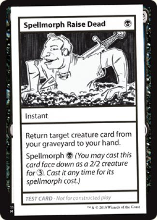 Spellmorph Raise Dead (2021 Edition) [Mystery Booster Playtest Cards] - The Mythic Store | 24h Order Processing