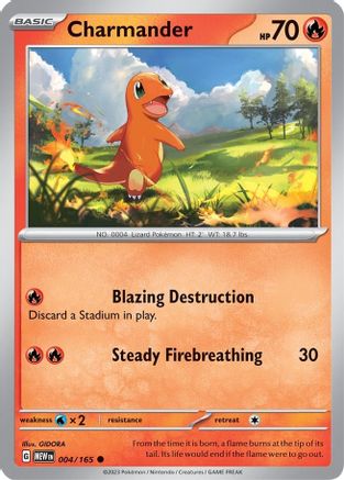 Charmander (004/165) [Scarlet & Violet 151] - The Mythic Store | 24h Order Processing