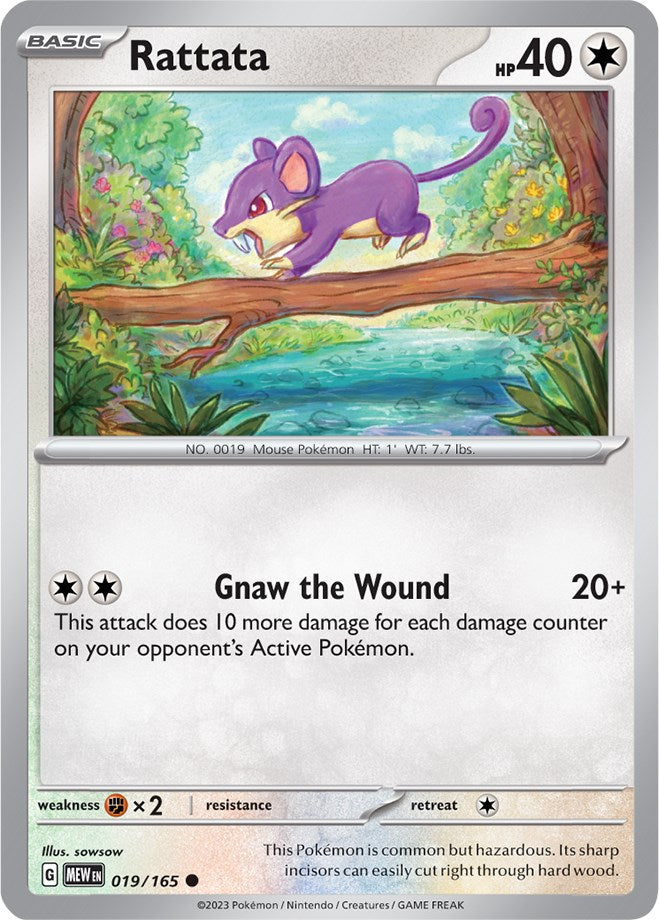 Rattata (019/165) [Scarlet & Violet 151] - The Mythic Store | 24h Order Processing