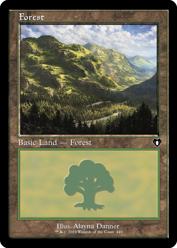 Forest (449) (Retro) [Commander Masters] - The Mythic Store | 24h Order Processing