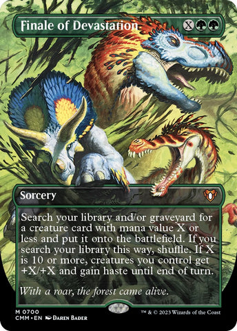 Finale of Devastation (Borderless Alternate Art) [Commander Masters] - The Mythic Store | 24h Order Processing