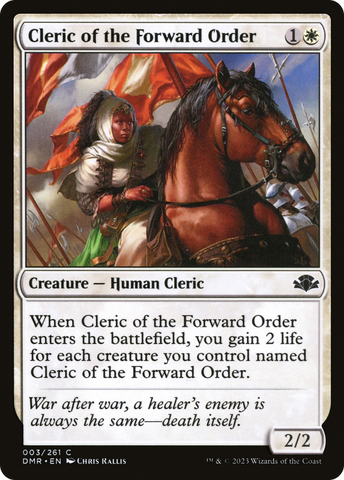 Cleric of the Forward Order [Dominaria Remastered] - The Mythic Store | 24h Order Processing