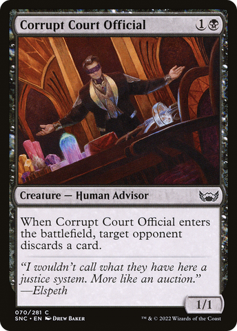 Corrupt Court Official [Streets of New Capenna] - The Mythic Store | 24h Order Processing