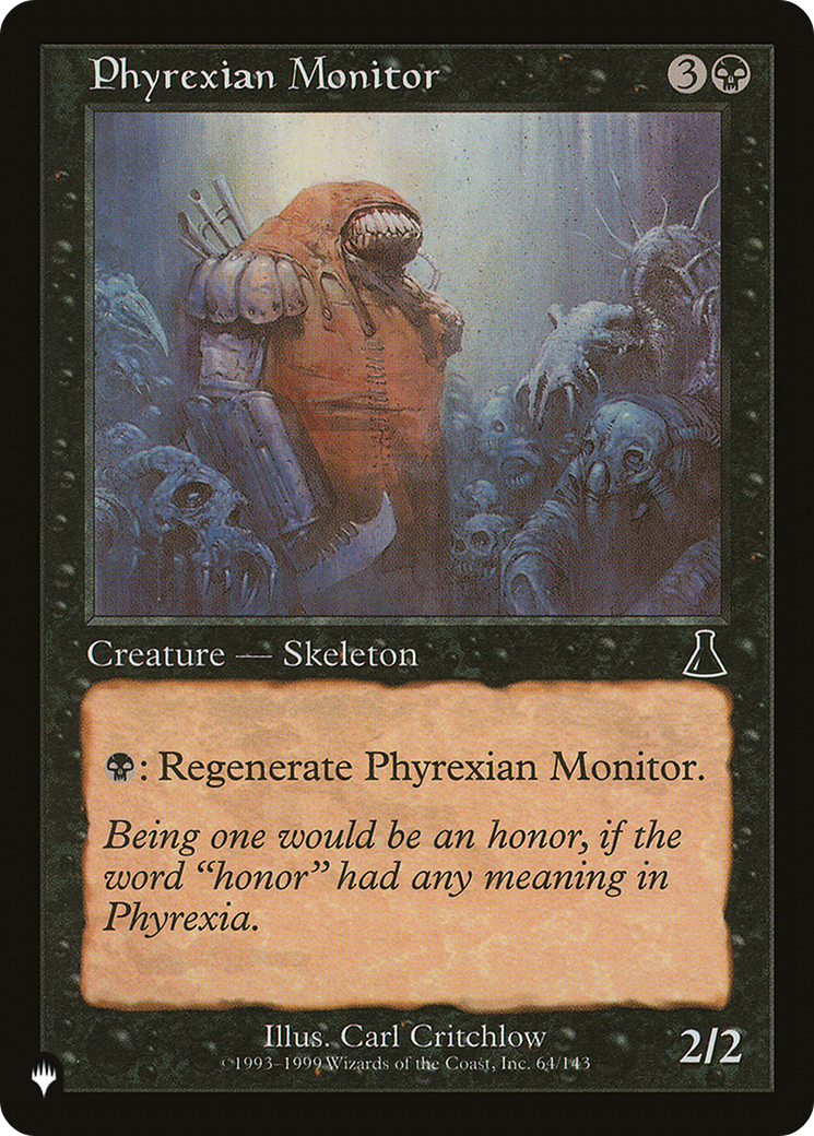 Phyrexian Monitor [The List] - The Mythic Store | 24h Order Processing