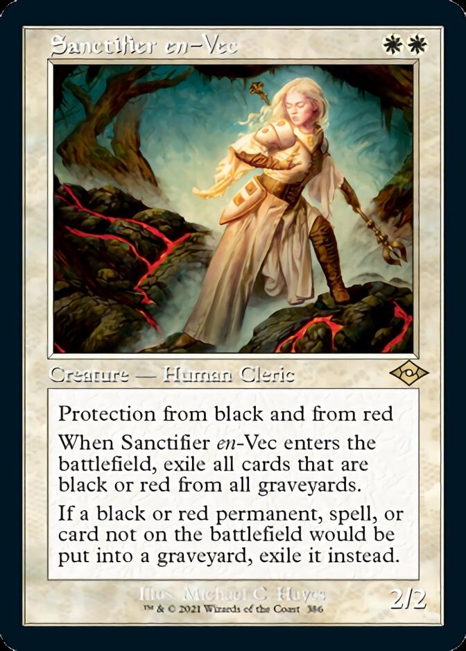 Sanctifier en-Vec (Retro Foil Etched) [Modern Horizons 2] - The Mythic Store | 24h Order Processing