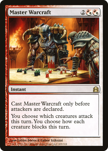 Master Warcraft [Commander 2011] - The Mythic Store | 24h Order Processing