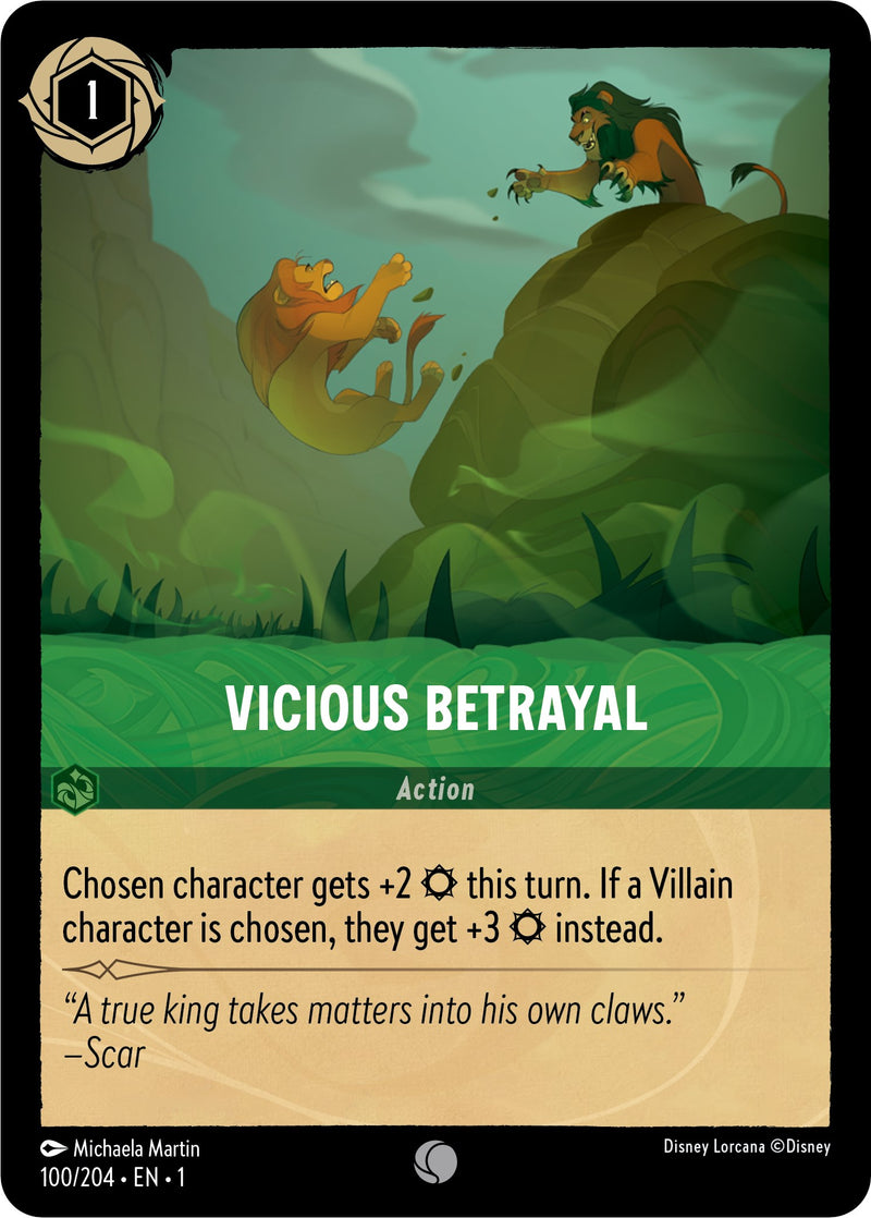 Vicious Betrayal (100/204) [The First Chapter] - The Mythic Store | 24h Order Processing