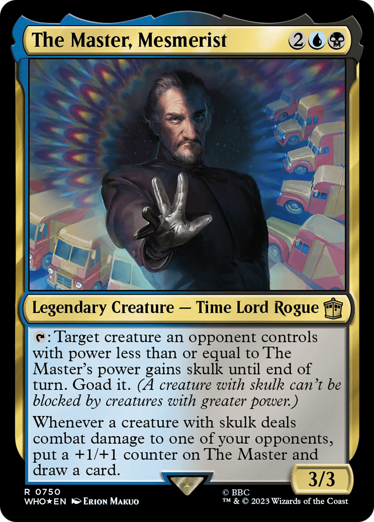 The Master, Mesmerist (Surge Foil) [Doctor Who] - The Mythic Store | 24h Order Processing