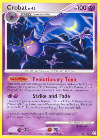 Crobat (23/123) [Diamond & Pearl: Mysterious Treasures] - The Mythic Store | 24h Order Processing