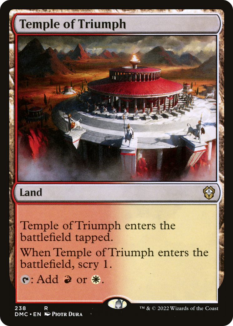 Temple of Triumph [Dominaria United Commander] - The Mythic Store | 24h Order Processing