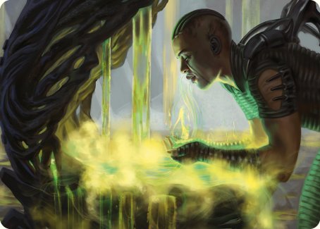 Necrogen Communion Art Card [Phyrexia: All Will Be One Art Series] - The Mythic Store | 24h Order Processing