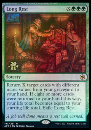 Long Rest [Dungeons & Dragons: Adventures in the Forgotten Realms Prerelease Promos] - The Mythic Store | 24h Order Processing