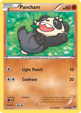 Pancham (71/122) [XY: BREAKpoint] - The Mythic Store | 24h Order Processing