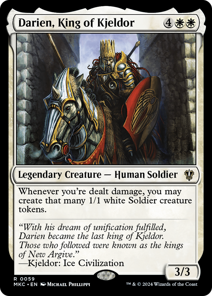 Darien, King of Kjeldor [Murders at Karlov Manor Commander] - The Mythic Store | 24h Order Processing
