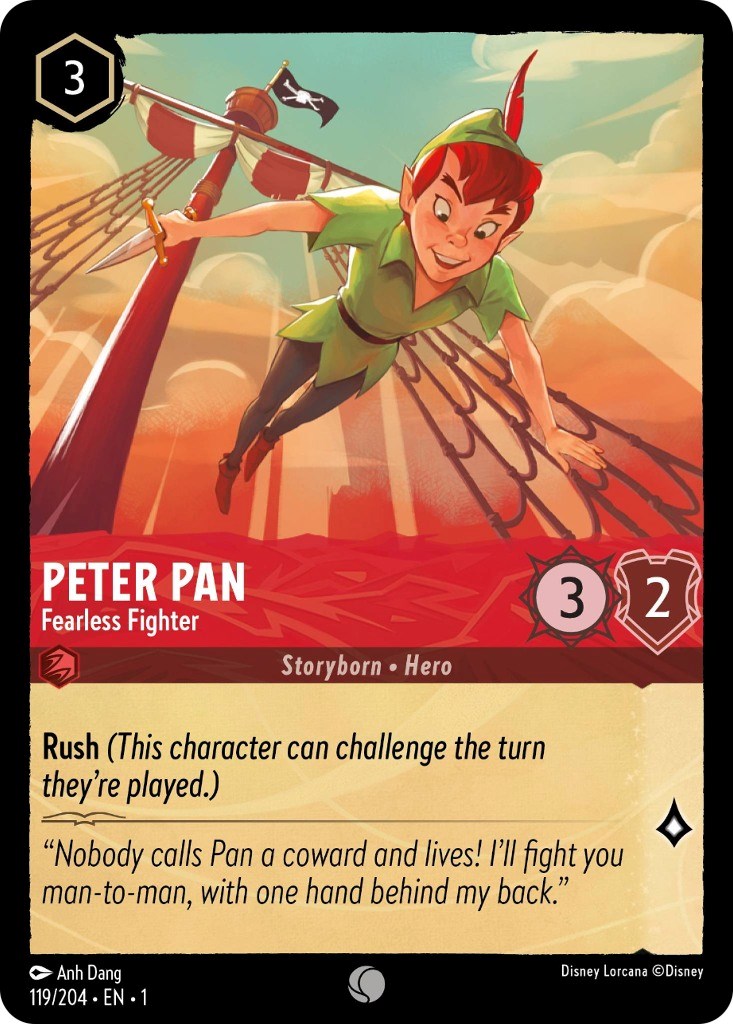 Peter Pan - Fearless Fighter (119/204) [The First Chapter] - The Mythic Store | 24h Order Processing