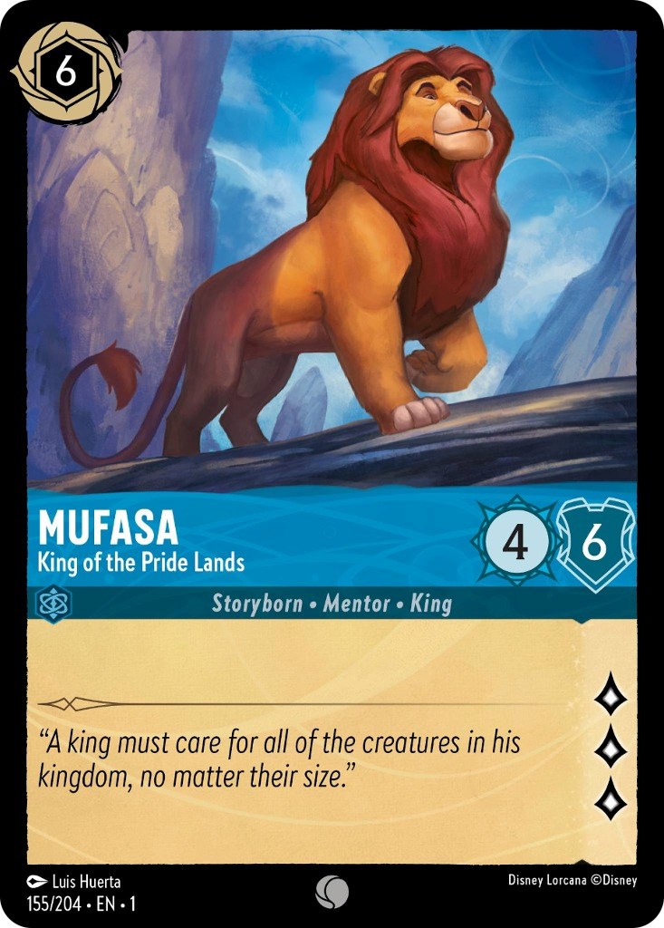 Mufasa - King of the Pride Lands (155/204) [The First Chapter] - The Mythic Store | 24h Order Processing