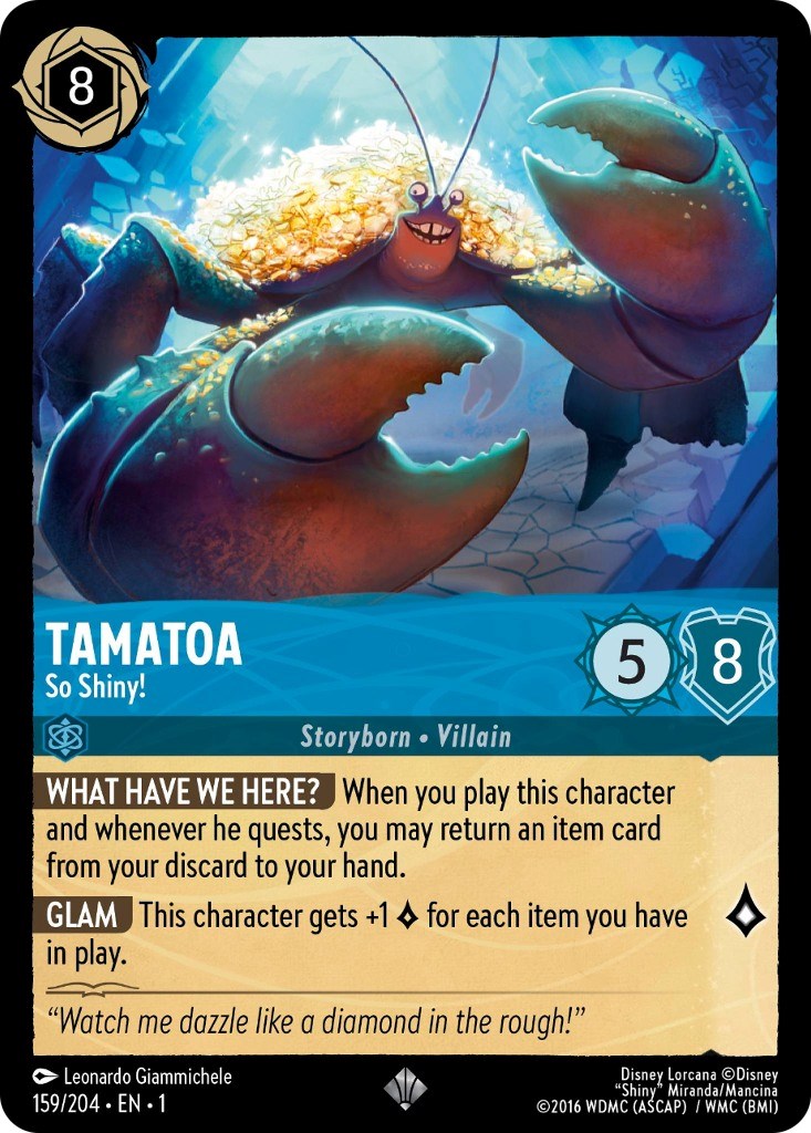 Tamatoa - So Shiny! (159/204) [The First Chapter] - The Mythic Store | 24h Order Processing